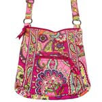 Vera Bradley  Pink Paisley Quilted Crossbody Bag | Festival Y2K Boho Photo 4