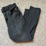 American Eagle  Jeans Women 8 Short Black Denim Stretch Crop High Rise 25” Inseam Photo 0