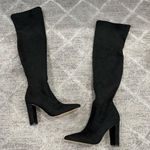 Marc Fisher Black Suede Over the Knee Boots 7 Photo 2
