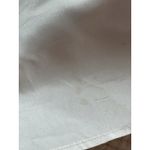 Shoshanna  Linen Shift Dress Womens 12 Beige Gold Metallic Pleated Photo 4