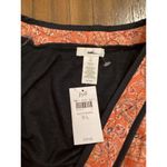 J.Jill  Belted Quilted Ruana Sunset Paisley Front Tie Vest Jacket S-L one size Photo 2