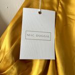 Mac Duggal  Satin A-line gown maxi dress marigold 12404 size 6 UB Photo 4