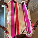 Kate Spade stripped canvas satchel Photo 9