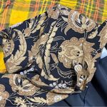 Genny vintage suit set rare print silk gold black: Box 0012: Size 8 Photo 14