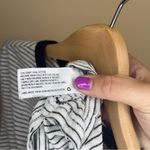 Goodfellow & Co Goodfellow Shirt Women Size Medium White Black Striped Pocket Short Sleeve Tee Photo 4