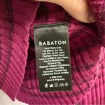 Babaton  Nathaniel space dyed striped cropped sweater in raspberry Size M Photo 5