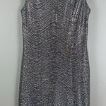 Biscotti Collezioni Party Dress Sz 12 Platinum Silver Sequins Bling Cocktail Photo 0