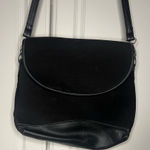 Franklin Covey Microfiber Napa Leather Shoulder Bag Black Photo 0
