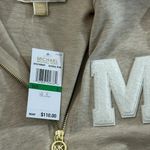 Michael Kors Beige Zip-Up MK Ladies 1/2 Zip Pull Over Size large Photo 2
