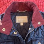 Banana Republic Women's  Navy Blue Quilted Full Zip-Up Vest Size X-Small Pockets Photo 4