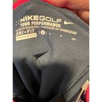 Nike NEW Golf Tour Performance DRI-FIT Cropped Leggings Women's Small Grey Pink Photo 11
