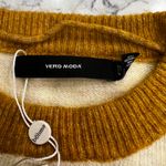 VERO MODA NWT  Bohme Striped Sweater - Mustard, Burgundy, Pink - Size‎ Small Photo 2