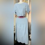 Ecowish  2 piece maxi skirt and crop top, woman’s 2 piece set, size small, new Photo 1