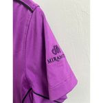 Peter Millar  purple women's polo medium‎ tennis golf top light weight cruise Photo 3