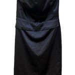White House | Black Market COPY -  Elegant Black Strapless Cocktail Dress Size 12 Photo 0