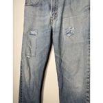Levi's  505 Regular Fit Jean Medium Wash Distressed 90s Grunge High Rise 34x30 Photo 1