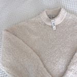 Madewell NWT Merino Wool and Alpaca Cream Oversized Crewneck Sweater S $148 Photo 2