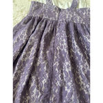 Women's Yaly Couture Purple Lace Dress Size M Size M Photo 3