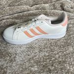 Adidas  Grand Court Dusty Pink Tennis Shoes Size 7 NWT‎ NO BOX FLAW Photo 5