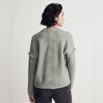 Madewell Havener Cable Knit Sage Green Women’s Wool Sweater XS NWOT Photo 3