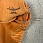 Urban Outfitters  Out From Under Orange Zip Crop Tank size XS/S Photo 3