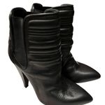 IRO Black Heeled Boots with Quilted Design Photo 4