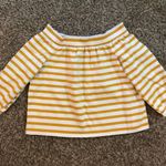 J.Crew  striped off the shoulder blouse Photo 3