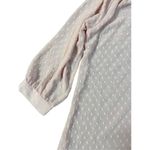 Matilda Jane  Blush Swiss Dot Sheer Mae Blouse Size S Photo 6