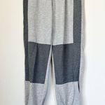 SheIn Grey Colorblock Two Tone Elastic Waist Jogger Sweatpants - Size: Medium Photo 3