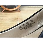 Life Stride Gigi Women's 8.5 Black Leather Sling Back Almond Toe Pump Heels Photo 4