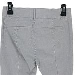 J. Crew Womens Cameron Pinstripe Cotton Blend Trouser Pants Blue White Size 2‎ Photo 3