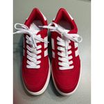 Madden Girl  Red Platform Sneakers White Stripe Lace Up Size 8.5 Photo 11