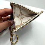 Coach Signature Canvas Coin purse / ID holder / Cardholder Photo 5