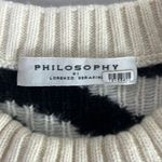 RTR Philosophy di Lorenzo SerafiniAnimal Print Oversized Sweater zebra thick 6 Black Photo 6