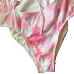 Xhilaration Juniors' Pink Tie-Dye Shoulder Tie Swimsuit - Size Large - NWT Photo 7