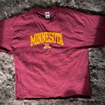 Embroidered Minnesota T Shirt Red Size XL Photo 0