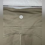 Lululemon  Invigorate Everlux HR Crop 23” Olive Green Leggings Like New Size 8 Photo 2