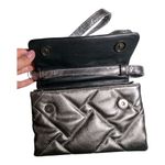 Kurt Geiger Kensington Gunmetal Soft Quilted Leather Medium Crossbody Bag NWT Photo 4