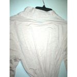 Natori NWT New Designer  Short Wrap Robe Womens S Soft Sexy Belt Beige Pink Tan Photo 4