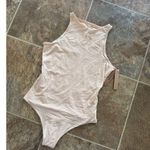 SKIMS Fits Everybody High Neck Bodysuit Sand Size Small Photo 2