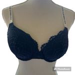 Victoria's Secret Victoria Secret T-shirt push-up full coverage navy blue  Bra 36B crochet girl Photo 5
