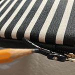 Kate Spade : Black/White Strip Computer Laptop Padded Zip Case/Sleeve Photo 8