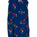 Matilda Jane  Womens Dress Size‎ Medium Blue With Colorful Floral Lined Rayon Photo 0