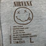 Nirvana Nevermind Tour Smiley Face Art Grunge Band T-Shirt L Photo 3
