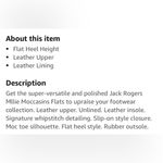 Jack Rogers EUC  Millie Moccasins 7.5B Photo 4