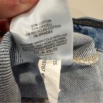 EXPRESS  Strapless Wide Leg Cargo Denim Jean Jumpsuit Womens 12 Light Blue Wash Photo 11