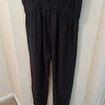 Vince Black Jumpsuit sz 0 Sleeveless Jumpsuit Drawstring Waist Relaxed Fit Photo 10