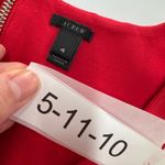 J.Crew Dress Womens 4 Red Pleated Mini A Line Scuba Tomato Girl Photo 3