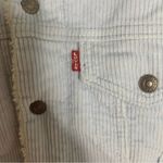 Levi's Levi’s Ex boyfriend‎ sherpa corduroy baby blue jacket size XS oversized pastel Photo 6