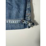 EXPRESS Vintage Y2K Mini Denim Cargo Jean Skirt Grunge Skater 8 Photo 4